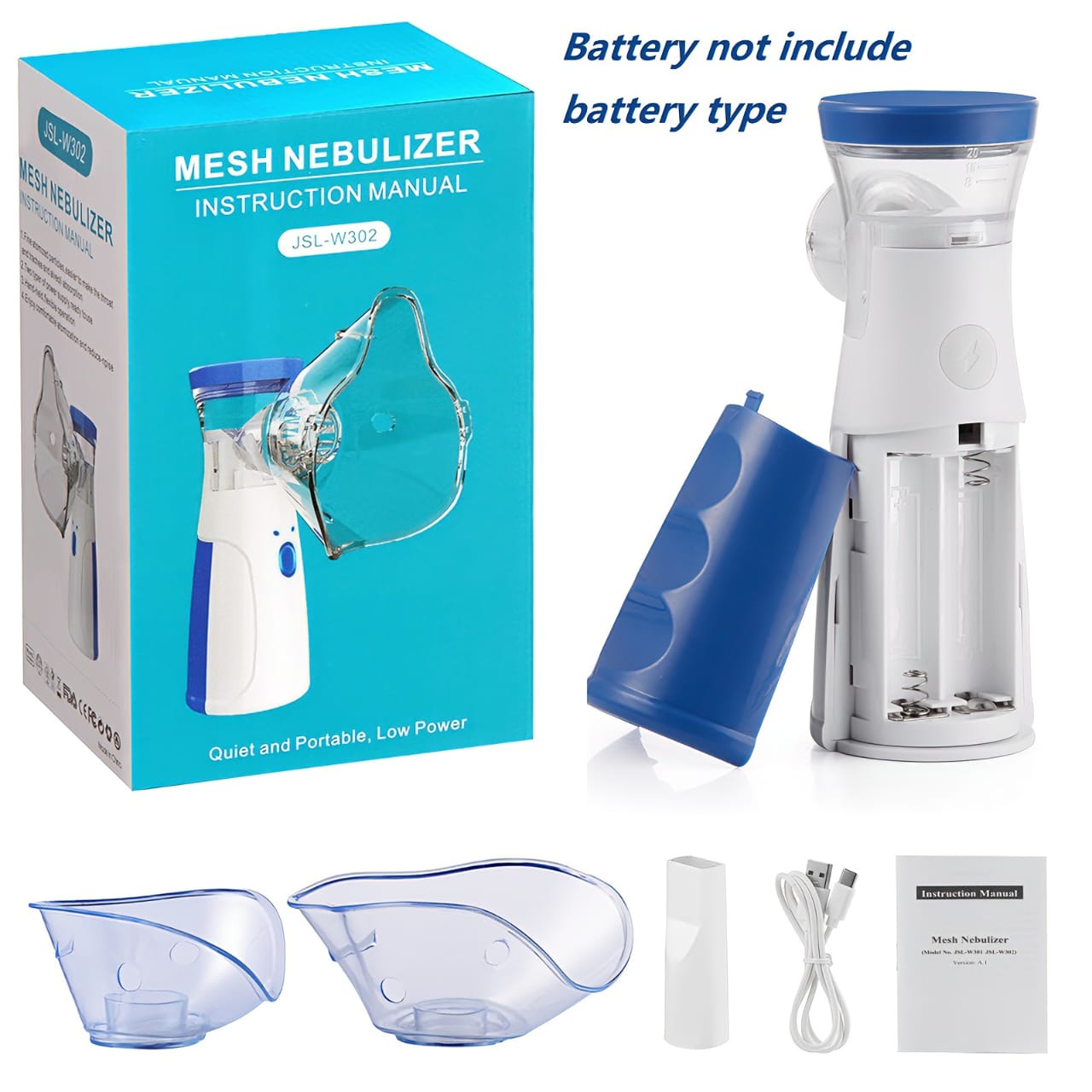 🌬️ Portable Nebulizer™ – Breathe Easy, Anywhere, Anytime!