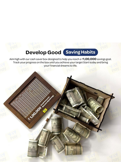 Vetmoc Wooden Money Saving Box